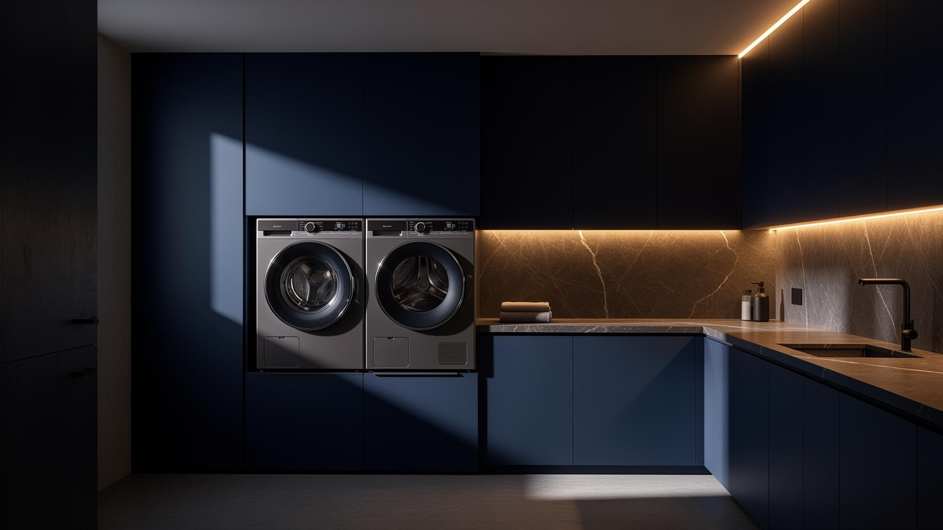 Lavanderia premium com Lava e Seca moderna